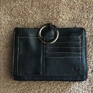 Genuine leather purse organizer